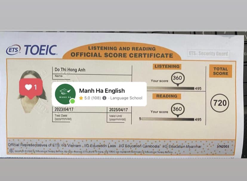 Đỗ Thị Hồng Ánh - 720/990 - 17/4/2023 1 DTHA