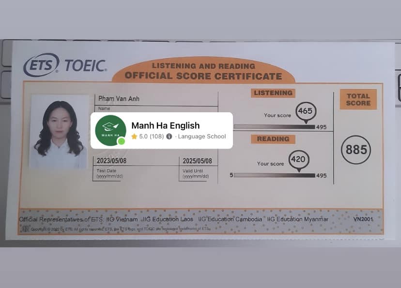 Phạm Vân Anh - 885/990 - 8/5/2023 1 PVA