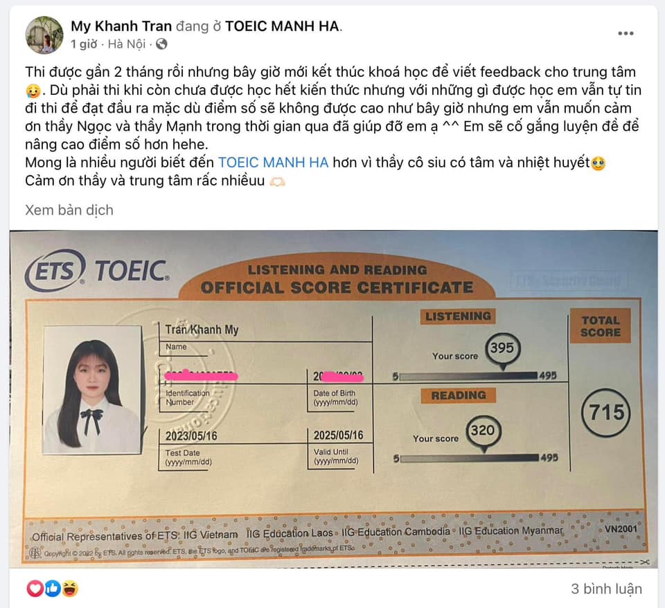 Trần Khánh My - 715/990 - 16/5/2023 4 358637411 259741653466055 8714263424937615562 n